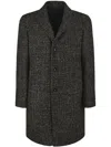 Tagliatore Medium-length Tailored Coat In Gray