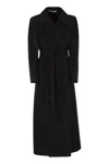 Tagliatore Melody - Virgin Wool And Cashmere Coat In Black