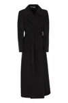 Tagliatore Melody - Virgin Wool And Cashmere Coat In Black