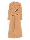 Tagliatore Melody Belted Coat In Neutral