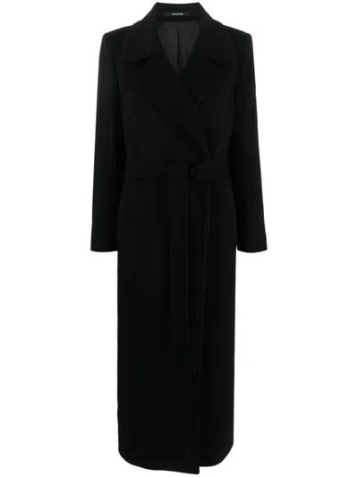 TAGLIATORE MELODY EXTRA LONG COAT WITH BELT,MELODY.350002 095