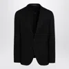 Tagliatore Lapel Single-breasted Jacket With Front Patch Pockets In Multicolor