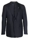 Tagliatore Men's Blazer Jacket In Blue