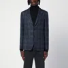 Tagliatore Blue Single-breasted Checked Jacket