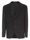 Tagliatore Cashmere Jacket In Blue
