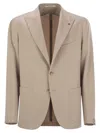 Tagliatore Men's Virgin Wool Blend Jacket In Cream