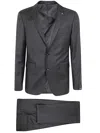 Tagliatore Wool Suit In Gray