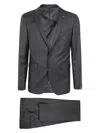 Tagliatore Wool Suit In Grey