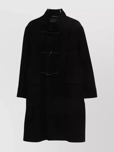 TAGLIATORE MEN'S COAT WITH HIGH COLLAR AND POCKETS