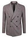 Tagliatore Double-breasted Wool And Silk Jacket