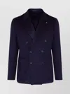 Tagliatore Double-breasted Jacket In Purple