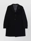 Tagliatore Single-breasted Coat In Black