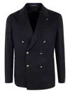 Tagliatore Men's Man Single Breast Jacket In Blue