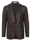 Tagliatore Men's Man Single Breast Jacket In Brown