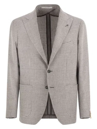 TAGLIATORE MEN'S MONTECARLO - LINEN AND COTTON JACKET