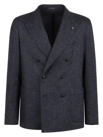 TAGLIATORE MEN'S MONTECARLO DOUBLE-BREASTED WOOL BLAZER