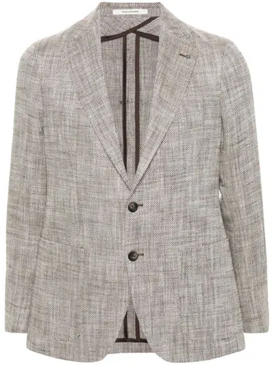 Tagliatore Monte Carlo Single Breasted Jacket Clothing In Multicolour