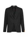 Tagliatore Montecarlo Wool And Silk-blend Blazer In Brown