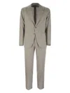 Tagliatore Pinstripe Suit In Wool And Silk