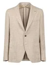 Tagliatore Prince Of Wales Checked Jacket In Multi