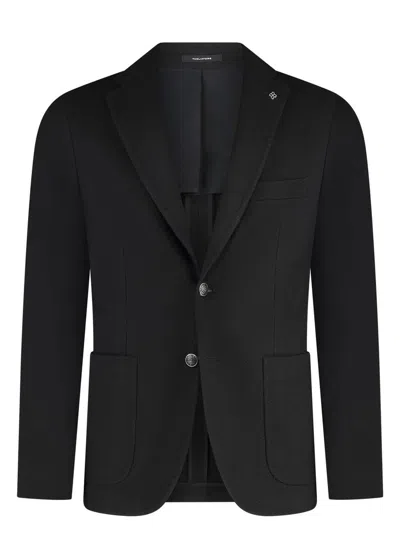 TAGLIATORE MEN'S SINGLE-BREASTED COTTON BLAZER