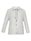 Shop Tagliatore Men's Single-breasted Jacket In Grey