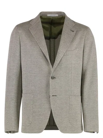 TAGLIATORE MEN'S SINGLE-BREASTED TWO-BUTTON JACKET