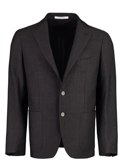TAGLIATORE MEN'S SINGLE-BREASTED VIRGIN WOOL JACKET