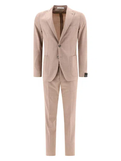 TAGLIATORE MEN'S SINGLE-BREASTED WOOL SUIT