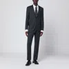 Tagliatore Tailored Single Breasted Wool Suit In Gray
