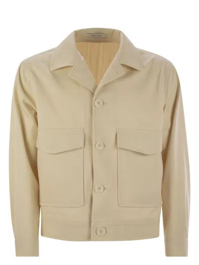 TAGLIATORE MEN'S STRETCH COTTON BLEND JACKET