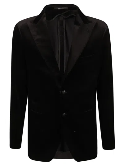 TAGLIATORE MEN'S STRETCH COTTON BLEND JACKET