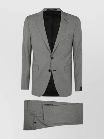 TAGLIATORE MEN'S SUIT TROUSERS FEATURING BUTTONED CUFFS