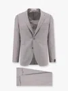 Tagliatore Virgin Wool Suit In Gray