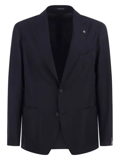TAGLIATORE MEN'S TWO-BUTTON WOOL JACKET