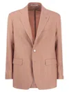 Tagliatore Men's Two-button Wool Jacket In Pink