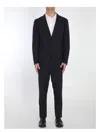 Tagliatore Two-piece Suit In Wool And Silk Blend In Blue