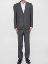 Tagliatore Men Two-piece Suit In Virgin Wool In Gray