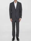 Tagliatore Men Two-piece Suit In Virgin Wool In Gray