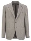 Tagliatore Men's Virgin Wool Blend Jacket In Cream