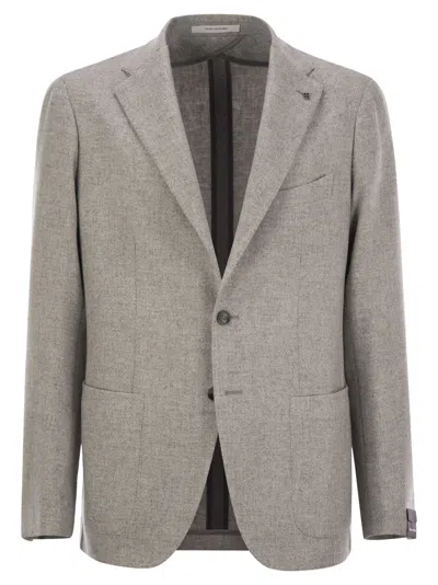Tagliatore Men's Virgin Wool Blend Jacket In Pearl