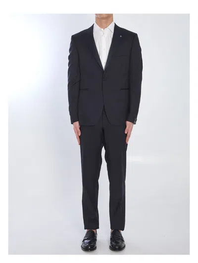 TAGLIATORE MEN'S VIRGIN WOOL TWO-PIECE SUIT