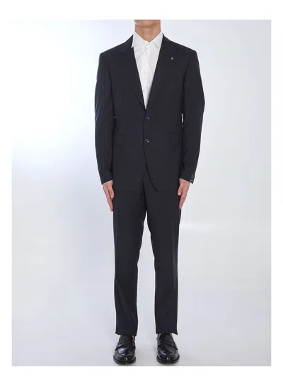 TAGLIATORE MEN'S VIRGIN WOOL TWO-PIECE SUIT