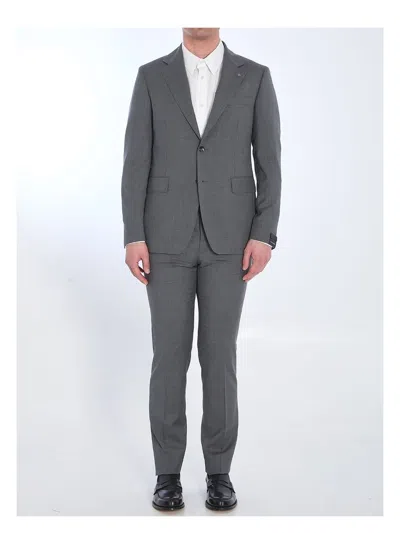 TAGLIATORE MEN'S VIRGIN WOOL TWO-PIECE SUIT