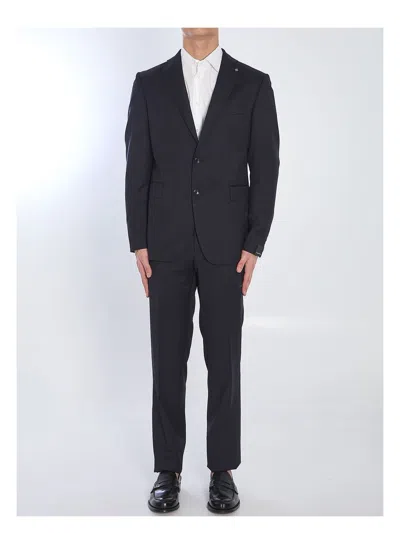 TAGLIATORE MEN'S VIRGIN WOOL TWO-PIECE SUIT