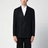 Tagliatore Double-breasted Wool And Cashmere Blazer In Black