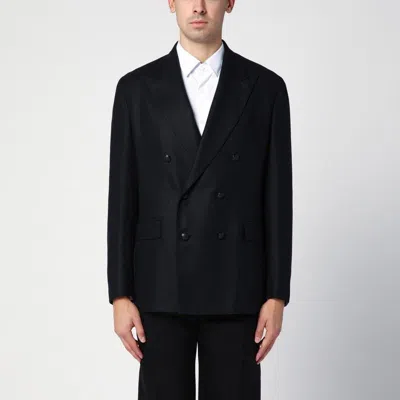 TAGLIATORE MEN'S WOOL AND CASHMERE DOUBLE-BREASTED JACKET