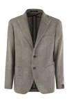 Tagliatore Men's Wool And Cashmere Jacket In Grey