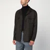 Tagliatore Wool Jacket With Chest Pockets And Collar In Black