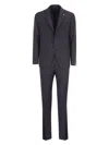 Tagliatore Blue Virgin Wool Tuxedo Suit In Blue